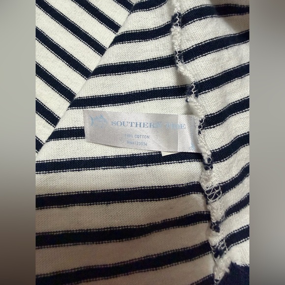 NWT Southern Tide Sz XS Demi Navy White Stripe Short Sleeve Polo Dress Cotton - Picture 8 of 11